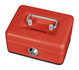 Geldkist MAUL met muntgleuf 125x95x60mm rood_